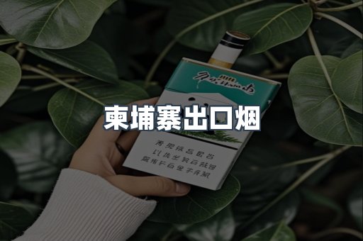 柬埔寨出口烟